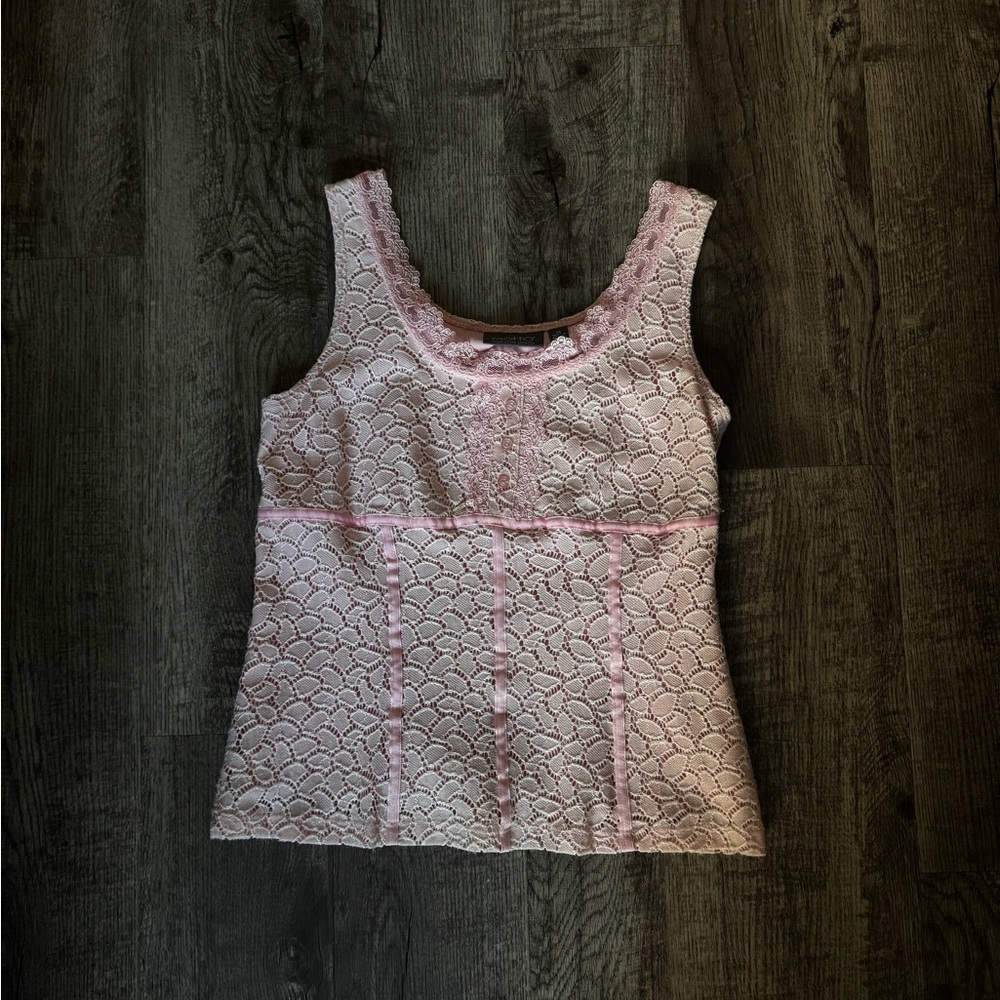 OTTO Pink Lace Tank Top